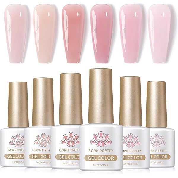 Amazon | BORN PRETTY ジェルネイルカラーセット ラメ入りカラージェル